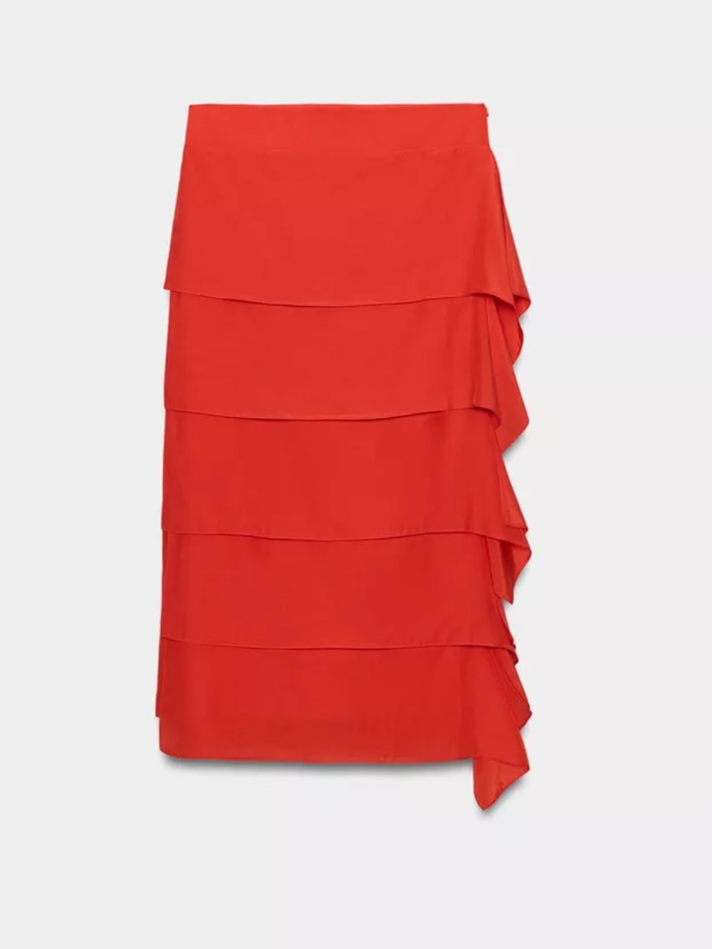 ZARA RUFFLE SKIRT - Picture 13 of 15
